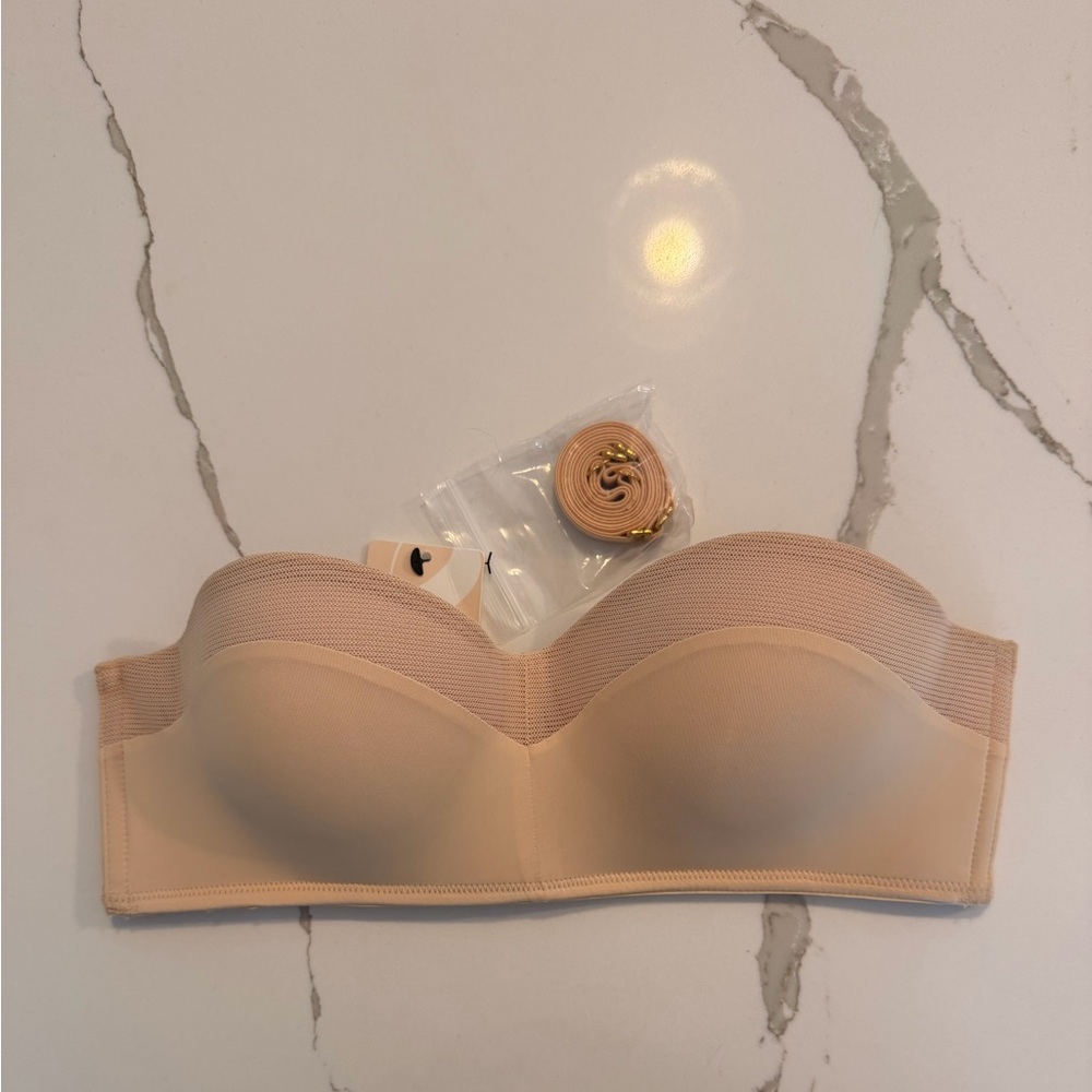 Lively wireless convertible bra size 34A beige
